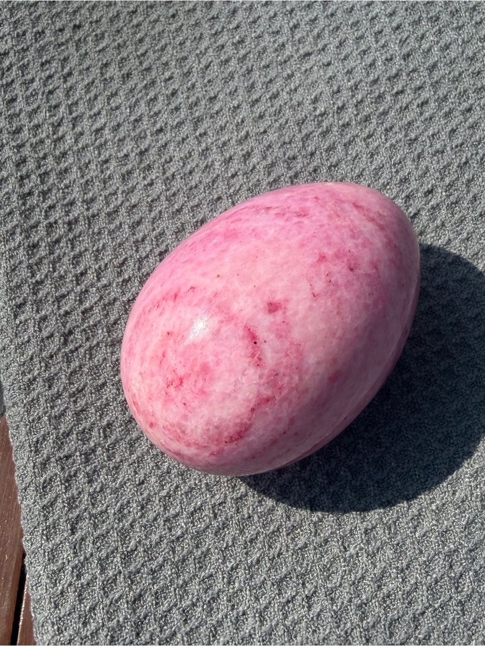 Light Pink Stone Egg